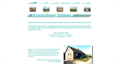 Desktop Screenshot of ferienwohnung-teilmann.de